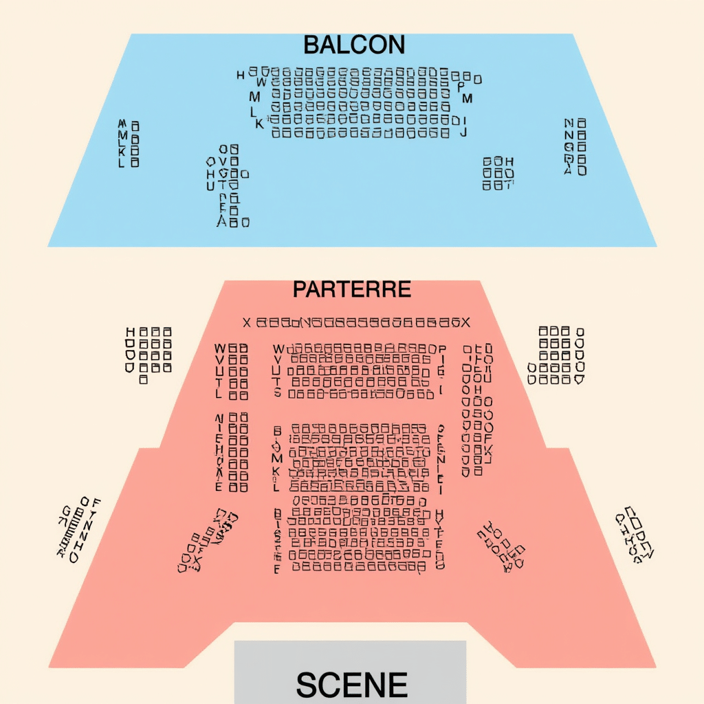Plan de la salle Alhambra