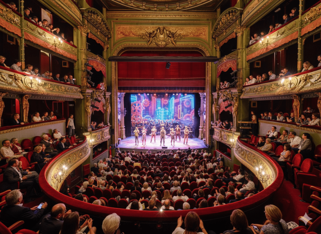 Spectacle au Théâtre du Gymnase